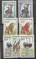 Niger Mlh * All High Values From Animal Set (20 Euros) 1959 Lion Ostrich Giraffe - Níger (1960-...)