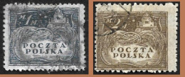 POLOGNE  1919 -  YT 167 Et 169  -  Pologne Du Nord - Oblitérés - Usados