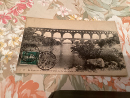 Le Pont Du Gard De Face Sur La Rive Droite Du Gardon - Andere & Zonder Classificatie
