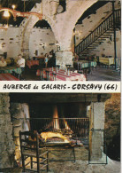 HO 17 - (66)  AUBERGE DE CALARIS CORSAVY - CARTE COULEURS - 2 SCANS - Sonstige & Ohne Zuordnung