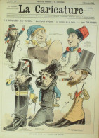 La Caricature 1885 N°306 Succès Du Jour Petit Poucet Draner Loys Comme Pauvre Job Sorel - Tijdschriften - Voor 1900