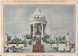 TEMPLETE EN LA NUEVA LUNETA.  DECEMBRE 1929        2 SCANS - Filipinas