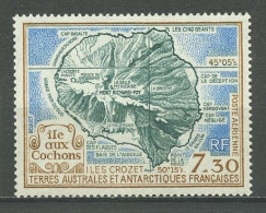 TAAF 1990  PA  N° 110 ** Neuf  MNH Superbe C 3,60 € L'Ile Aux Cochons Carte - Luchtpost