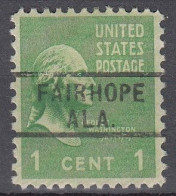 USA LOCAL Precancel/Vorausentwertung/Preo From ALABAMA - Fairhope - Type: 729 - Voorafgestempeld