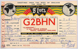 Ad9081 - GREAT BRITAIN - RADIO FREQUENCY CARD - England - 1950 - Radio