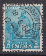 Inde  - 1950  1959 -  République -  Y&T N ° 58  Belle Oblitération - Usados