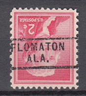 USA LOCAL Precancel/Vorausentwertung/Preo From ALABAMA - Flomaton - Type: 729 - Voorafgestempeld