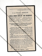 Doodsprentje  Camille VAN RAEMDONCK , Notaire, Ancien Bourgmestre De BEVEREN WAAS  1853 / 1931(B374) - Esquela