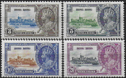 1935 Hong Kong Silver Jubilee 4v. MNH SG N. 133/36 - Sonstige & Ohne Zuordnung