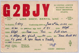 Ad9083 - GREAT BRITAIN - RADIO FREQUENCY CARD - 1950 - Radio