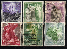 SPAGNA - 1962 - I MISTERI DEL ROSARIO - USATI - Used Stamps