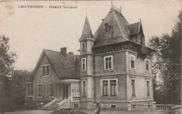 IN 2 - CHATENOIS  -  CHALET VERMOT  - TAMPON MILITAIRE  -  2 SCANS  - Chatenois