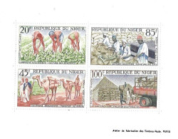 Niger Mnh** 1963 Sheet Peanut Cacahouete - Niger (1960-...)