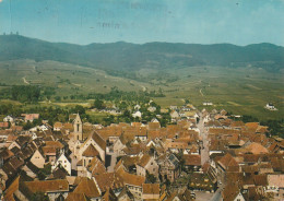 IN 4 - (68)  EGUISHEIM -  VUE AERIENNE   - CARTE COULEURS - 2 SCANS  - Autres & Non Classés