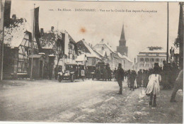 IN 5 - (68) DANNEMARIE  - VUE SUR LA GRANDE RUE DEPUIS L'OCCUPATION - 2 SCANS  - Dannemarie