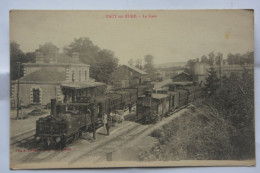 PACY-sur-EURE-la Gare-train En Beau Plan - Autres & Non Classés