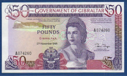 GIBRALTAR - P.24 – 50 Pounds 1986 UNC, S/n A074260 - Gibraltar