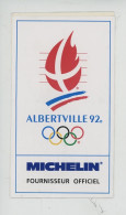 Autocollant - Albertville 92 - Michelin Fournisseur Officiel - Albertville