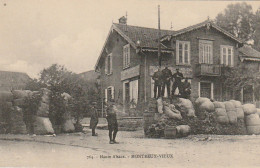 IN 6- (68)  MONTREUX VIEUX  - MILITAIRES DEVANT L'EPICERIE KUHN - 2 SCANS  - Autres & Non Classés