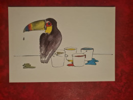 Carte   ILLUSTRATEUR DIANA GOLD TOUCAN PLAY - Contemporain (à Partir De 1950)