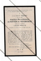 Doodsprentje  Angélique De POTTER De TEN BROECK Veuve De Léon BRACQ- GENT / GAND 1903 (B374) - Overlijden