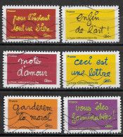 France 2011 Oblitéré Autoadhésif  N° 614 - 615 - 617 - 618 - 619 - 620   -   Sourires Par L'humoriste Ben - Used Stamps