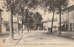 IN 8- (69)  BELLEVILLE SUR SAONE  - LA CROISEE -  ROUTE DE MACON - CAFE RESTAURANT BOULANGERIE MURARD - 2 SCANS  - Belleville Sur Saone