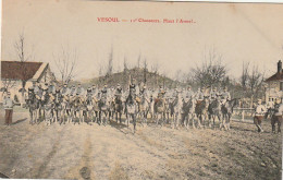 IN 10 - (70)   VESOUL - 11e  CHASSEURS - HAUT L'ARME ! REGIMENT DE CHASSEURS A CHEVAL -  2 SCANS - Vesoul