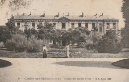 IN 12 - (71) CHALON SUR SAONE - COLLEGE DES JEUNES FILLES - 2 SCANS  - Chalon Sur Saone