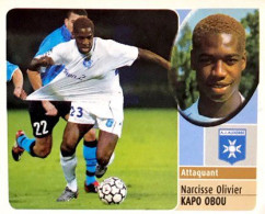 27 Narcisse Olivier Kapo Obou - AJ Auxerre - Panini France Foot 2003 Sticker Vignette - French Edition