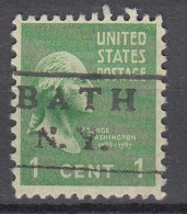 USA LOCAL Precancel/Vorausentwertung/Preo From NEW YORK - Bath - Type: 479 - Precancels