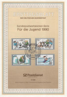 Germany Deutschland 1990-08 Fur Die Jugend, 125 Jahre Max Und Moritz, Canceled In Berlin - 1991-2000