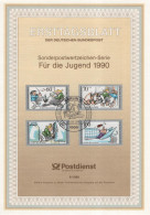 Germany Deutschland 1990-8 Fur Die Jugend, 125 Jahre Max Und Moritz, Canceled In Berlin - 1991-2000