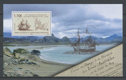 TAAF 2022 N° F998 ** Feuillet Neuf MNH Superbe  Bateau Voilier Sailboat Archipel îles Des Kerguelen - Ongebruikt