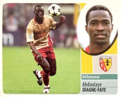 89 Abdoulaye Diagne-Faye - RC Lens - Panini France Foot 2003 Sticker Vignette - Edizione Francese