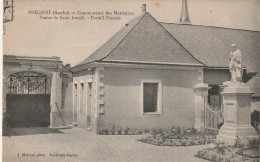 IN 15 - (72) PRECIGNE  - COMMUNAUTE DES MARIANITES , STATUE DE SAINT JOSEPH -  PORTAIL D'ENTREE - 2 SCANS  - Sonstige & Ohne Zuordnung