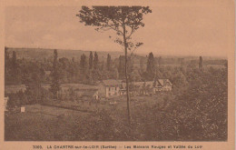 IN 16 - (72)  LA CHARTRE SUR LE LOIR -   LES MAISONS ROUGES ET VALLEE DU LOIR -  2 SCANS - Autres & Non Classés