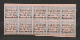 10 Fleischmarken Bayern Donauwörth - Ca. 1918  (68994) - Documentos Históricos