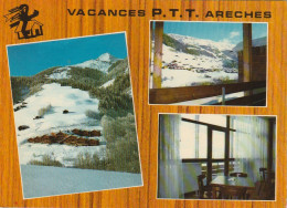 IN 17 -(73)  " L'ARGENTINE " - VACANCES P.T.T  ARECHES - BEAUFORT SUR DORON - CARTE COULEURS MULTIVUES - 2 SCANS - Beaufort