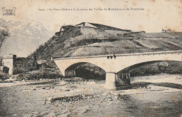 IN 19 - (73)  LE PONT D'AITON A LA JONCTION DES VALLEES DE MAURIENNE ET DE TARENTAISE  - 2 SCANS  - Autres & Non Classés