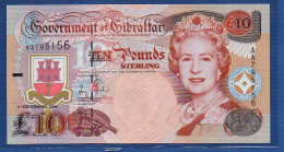 GIBRALTAR - P.32 – 10 Pounds 2006 UNC, S/n AA795156 - Gibraltar