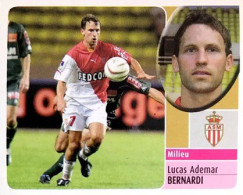 147a Lucas Ademar Bernardi - AS Monaco - Panini France Foot 2003 Sticker Vignette - Edición Francesa