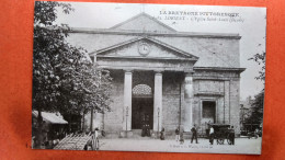 CPA (56) LORIENT. L'église Saint Louis.  Animation (7A.328) - Lorient