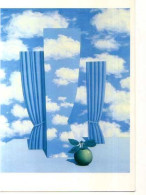 MAGRITTE Le Beau Monde, Pomme, Rideaux - Peintures & Tableaux