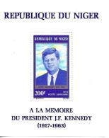 Niger Mnh** 1973 Sheet With Kennedy - Niger (1960-...)