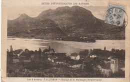 IN 24 -(74)  LAC D'ANNECY TALLOIRES - DUINGT ET LA MONTAGNE D'ENTREVERNE  - 2 SCANS - Talloires