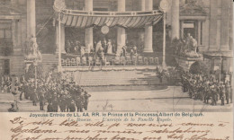 JOYEUSE ENTREE DE L L AA RR LE PRINCE ET LA PRINCESSE ALBERT DE BELGIQUE EN 1901 LA BOURSE - Feste, Eventi