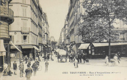 CPA. [75] > TOUT PARIS > N° 1380 - RUE D'ANGOULEME AU Bd. VOLTAIRE - (XIe Arrt.) - Coll. F. Fleury - TBE - Arrondissement: 11