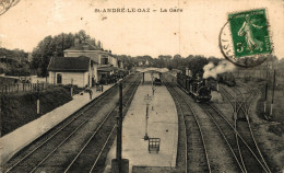 N76 - 38 - SAINT-ANDRÉ-LE-GAZ - Isère - La Gare - Saint-André-le-Gaz