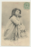 Carte Fantaisie Enfant - La Foi - Phototypie BERGERET - Bergeret